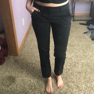Size 2 black dress pants.